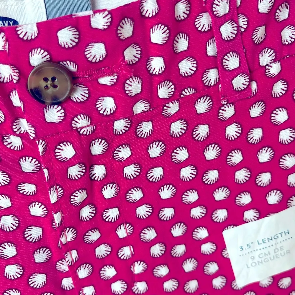 Old Navy Chino Shorts Pink Seashell Womens 4 New - Image 3