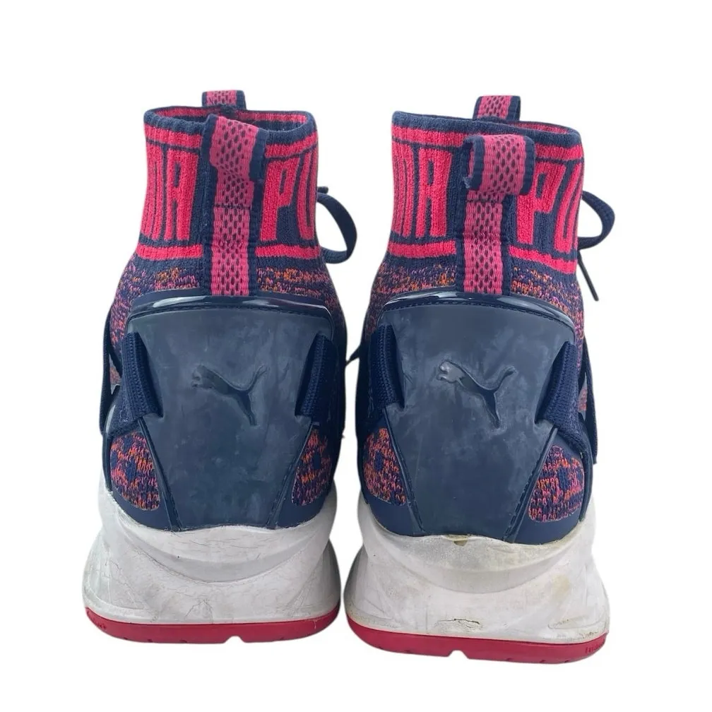 Puma Ignite Evoknit Women's Pink Lace Up High Top Athletic Sneakers Shoes Sz 9.5 - Image 3