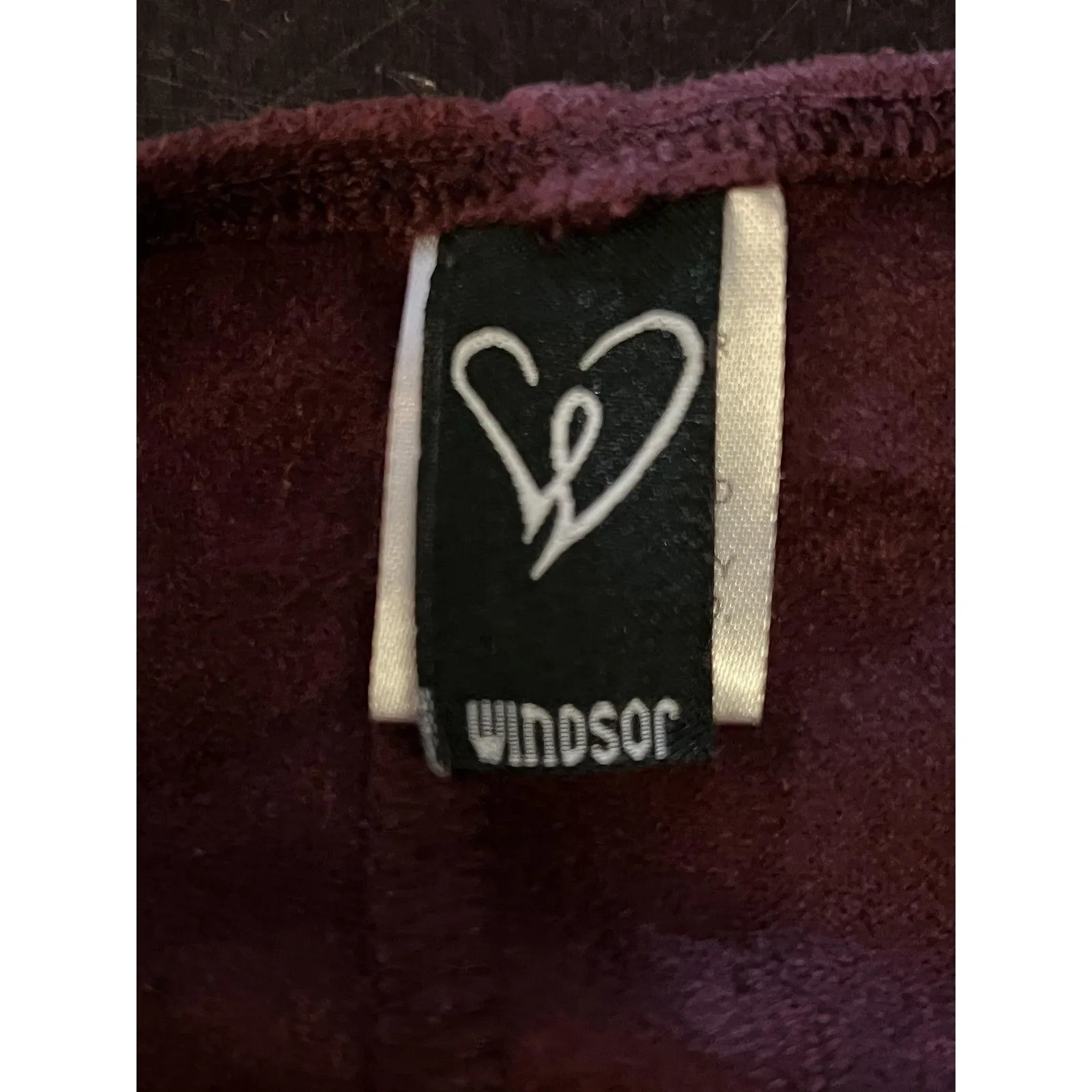 Windsor Dress Womens Large Red Suede Bodycon Midi Spaghetti Strap Sweetheart - Image 9