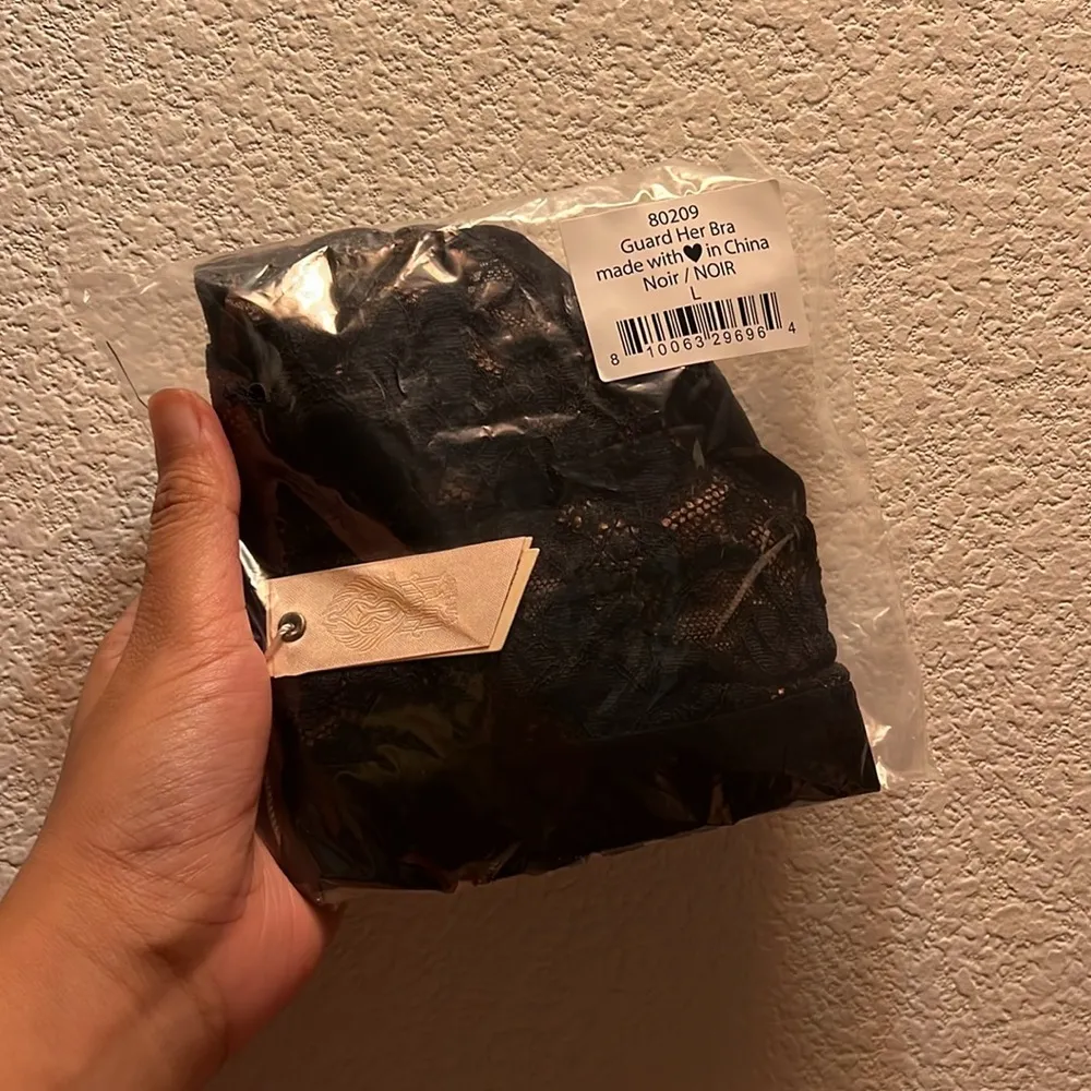 Revolve Free People We Are‎ Hah Black Guard Her Lace Bra Large - Image 7