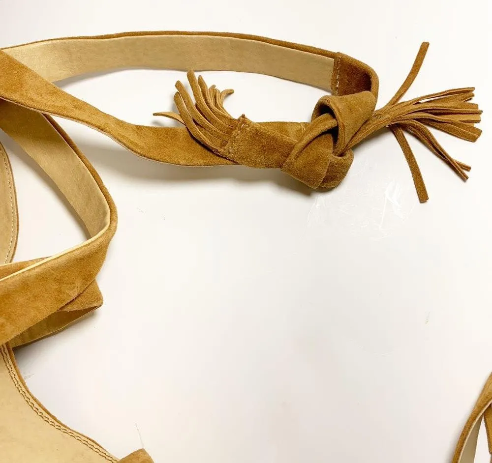 Splendid Revolve  Janet Cognac Block Heel Sandal - Image 7