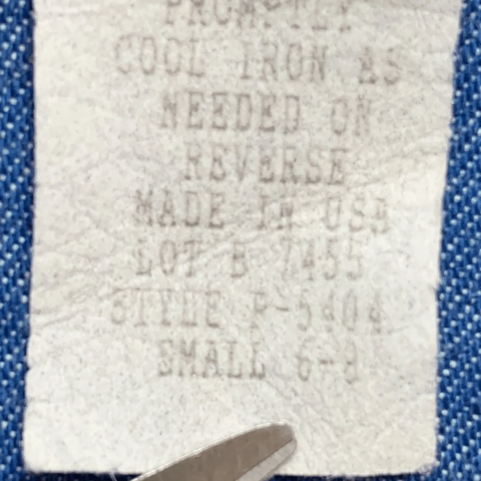 Vintage Petites Blue Denim Blazer Silver Polka Dot Boho Western Made USA Jacket - Image 10