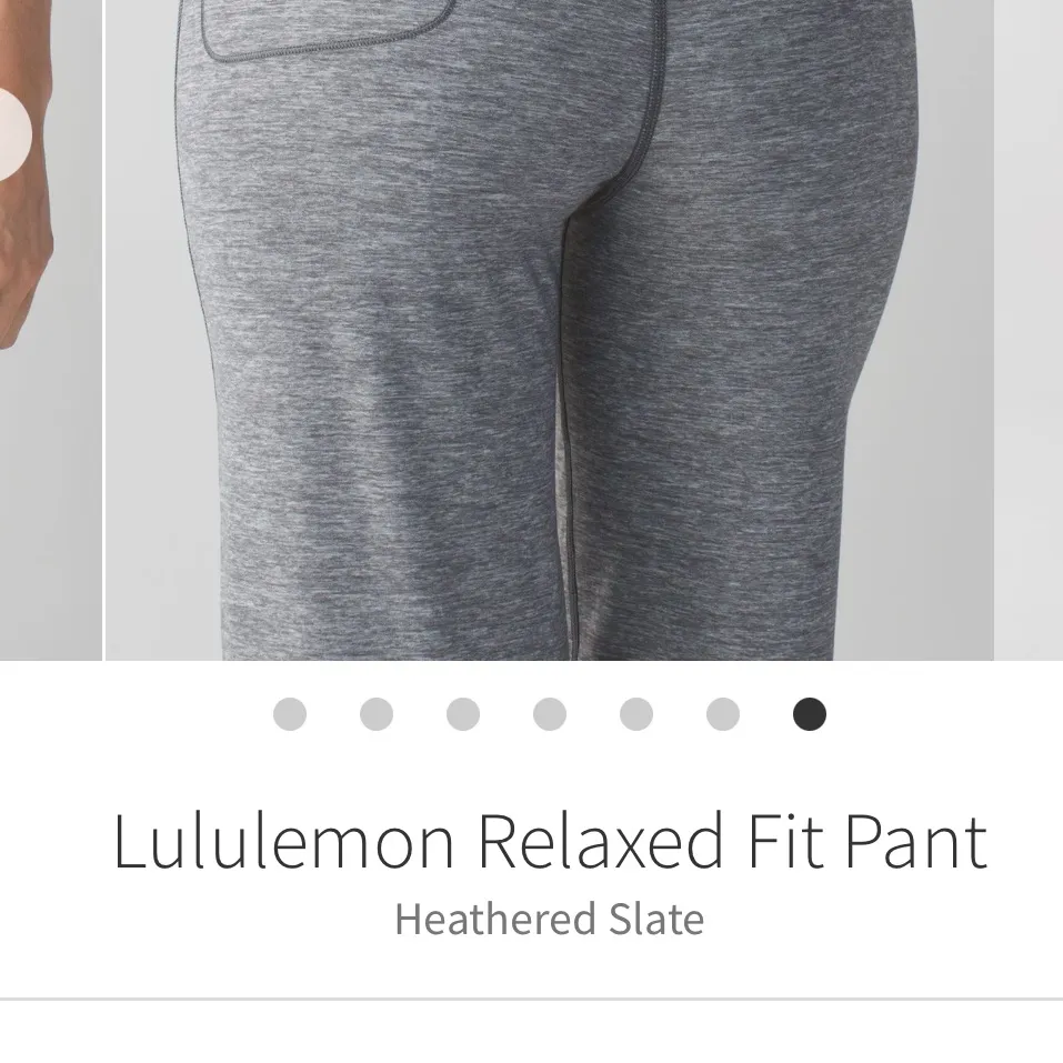 Lululemon relaxed fit pant drawstring‎  heathered slate luon 6 - Image 15