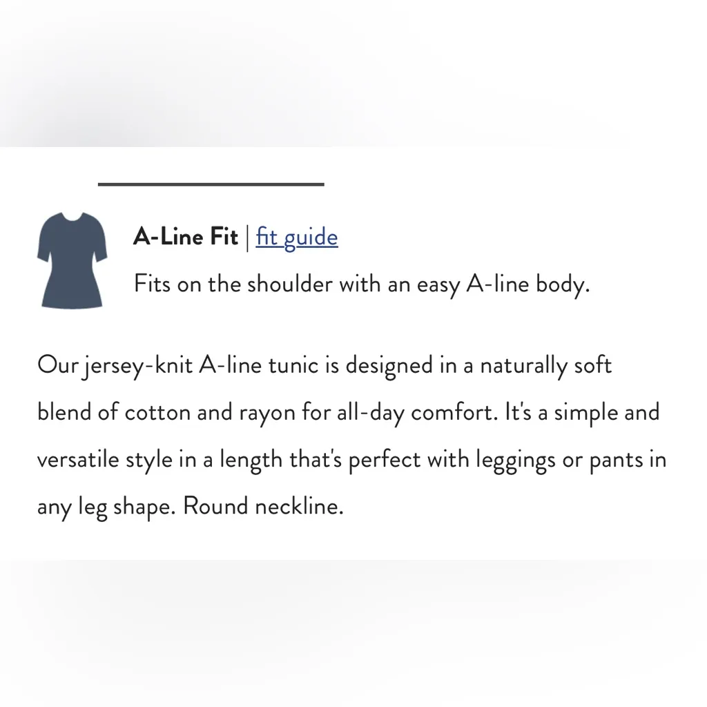 Pure Jill women’s size small ballet sleeve tunic jersey knit 3/4 sleeve purple - Image 9