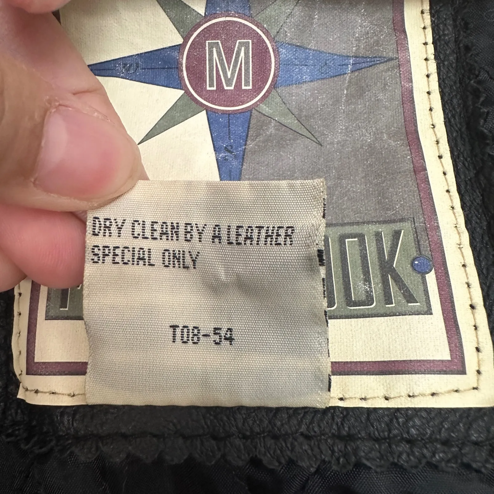 Vintage Middlebrook Park Genuine Leather Hooded‎ Jacket Drawstring Black Large - Image 10