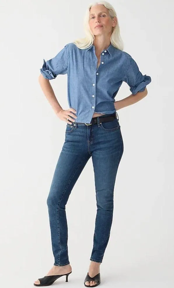 NWT  Factory Essential Straight Jean in All-day Stretch / Size 26 - Image 2