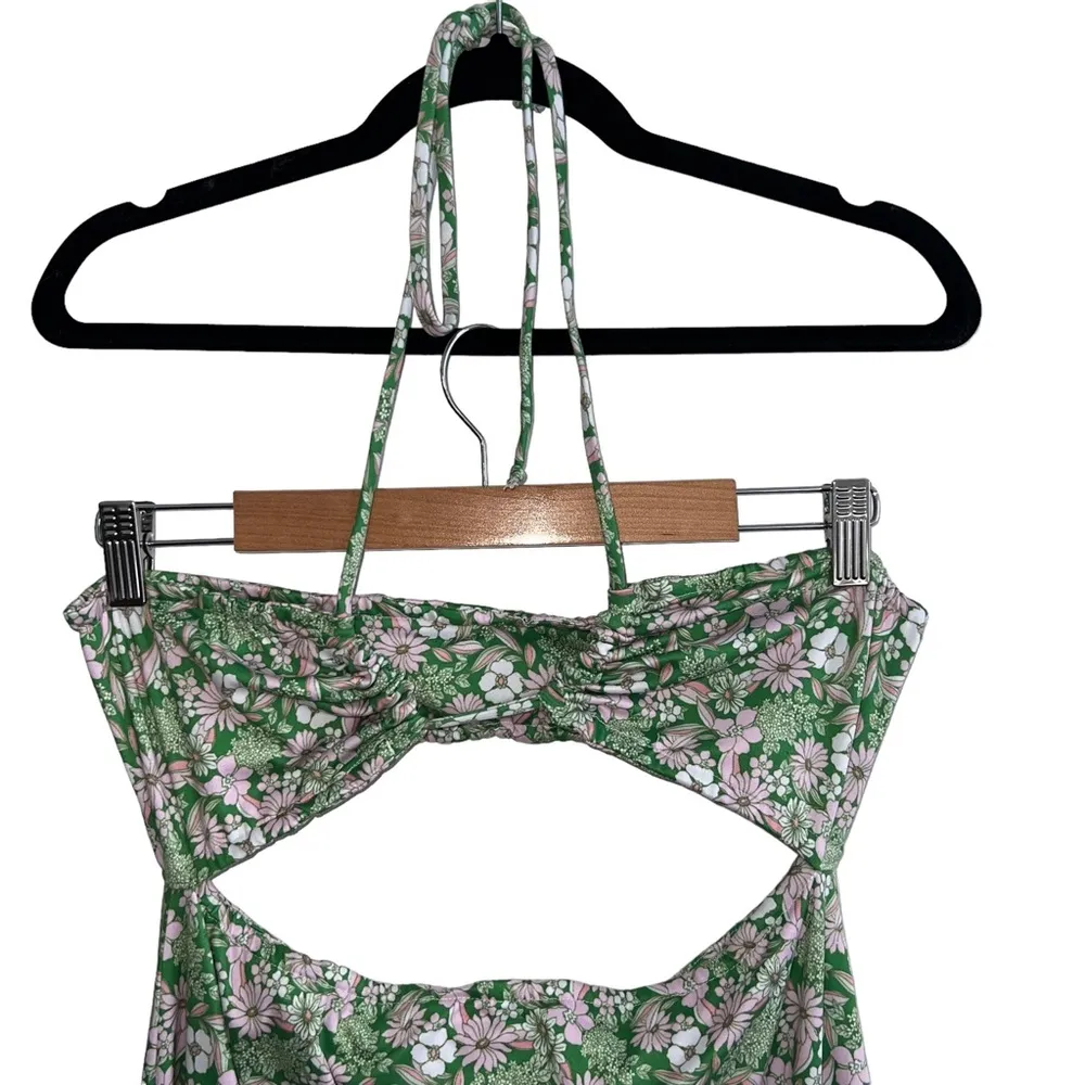 NEW NWT RESA Nikki Cut Out Dress In Retro Floral Pink Size L - Image 5