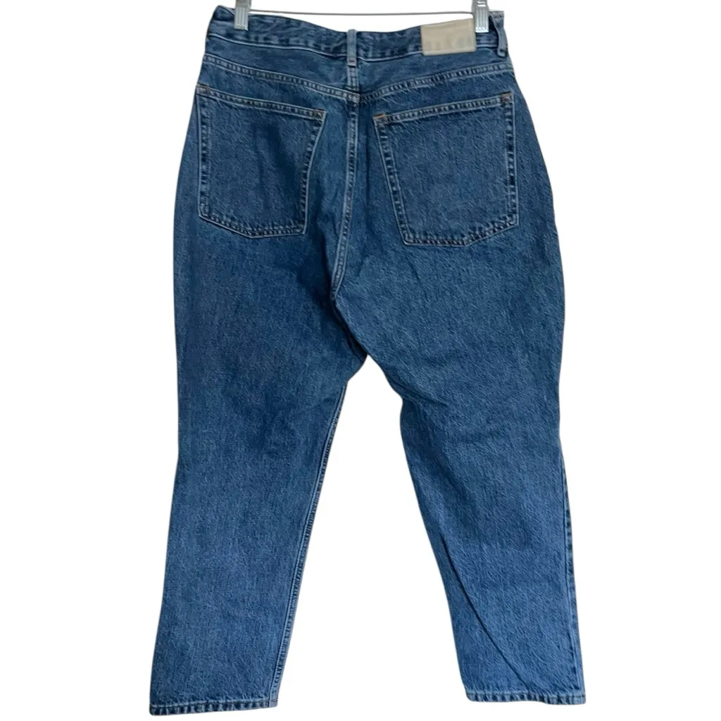 Everlane 90's Cheeky Straight Leg High Rise Curvy Jeans sz 31 Crop - Image 3