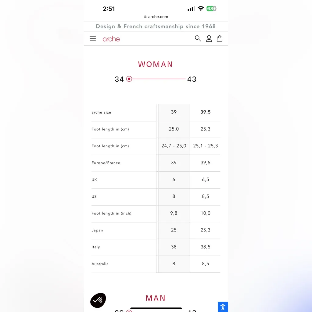 Arche Vayest Sandal Size 39 or US 8 Gray - Image 12