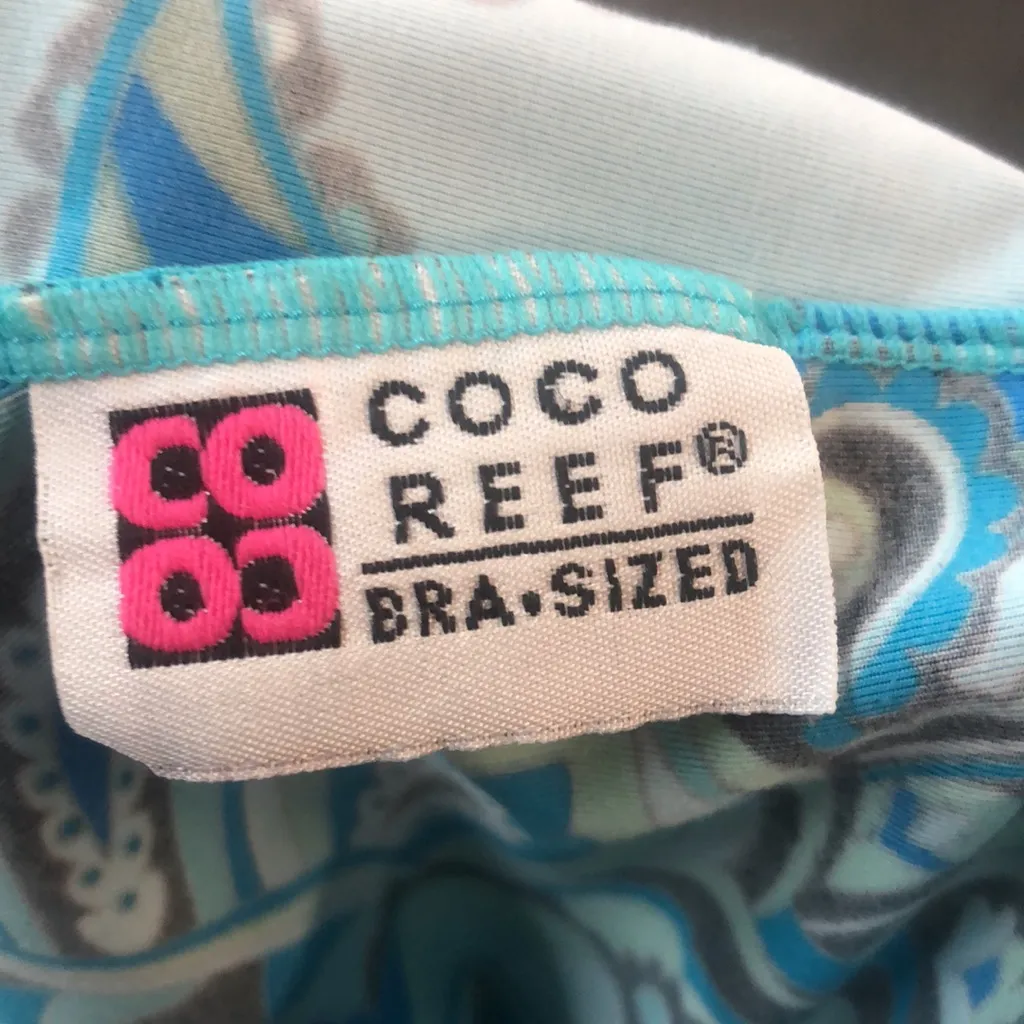 Coco Reef sz 34D multicolor bathing suit top - Image 3