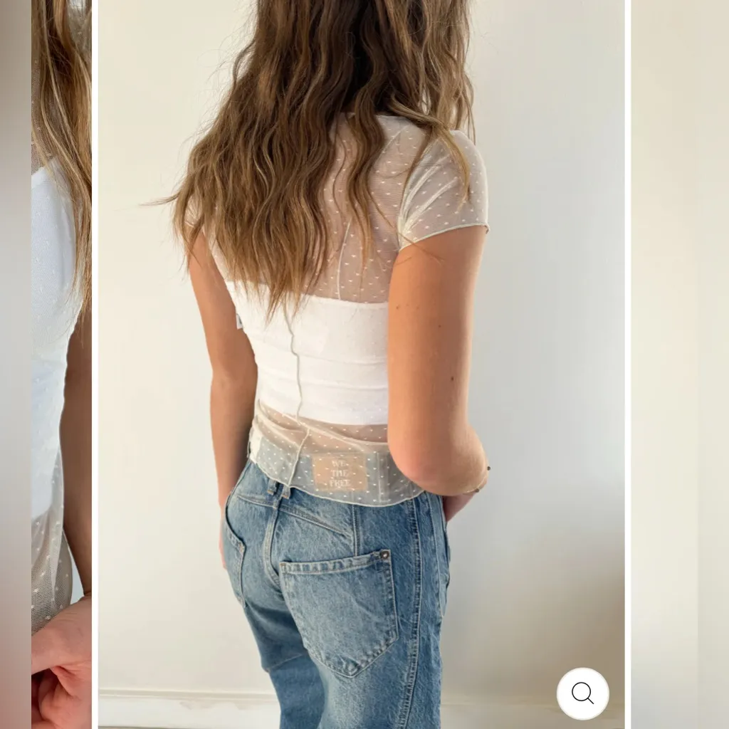 Free People On The Dot Baby Tee - Image 3