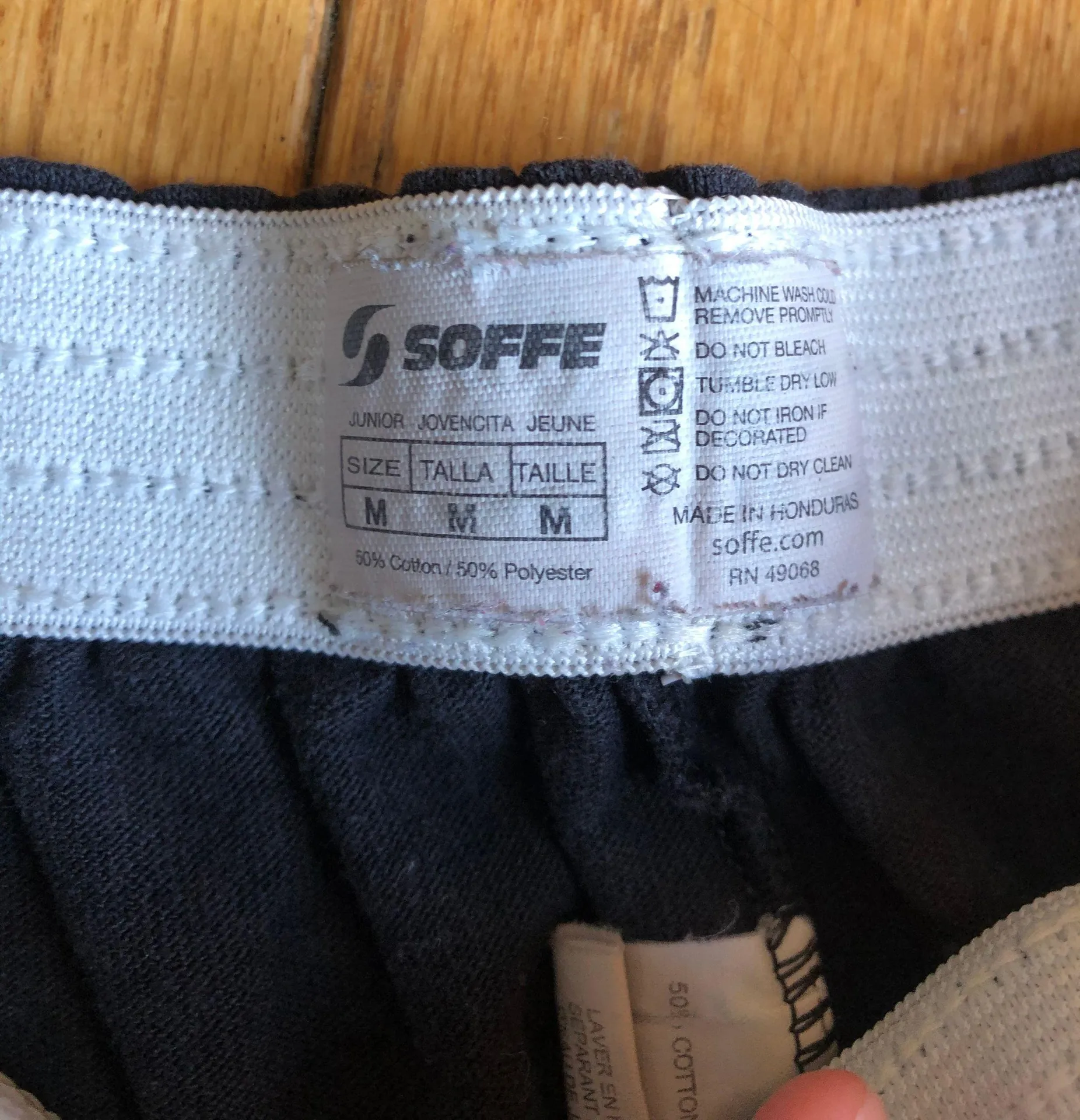 Soffe Shorts Cotton Black - Image 2