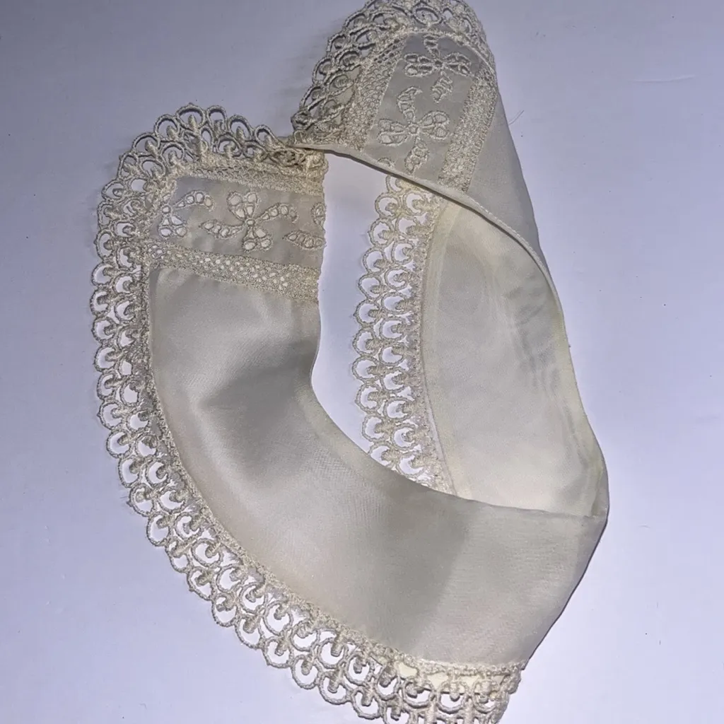 Vintage 1920’s 1930’s Elegant Lace Collar Victorian Peter Pan - Image 4