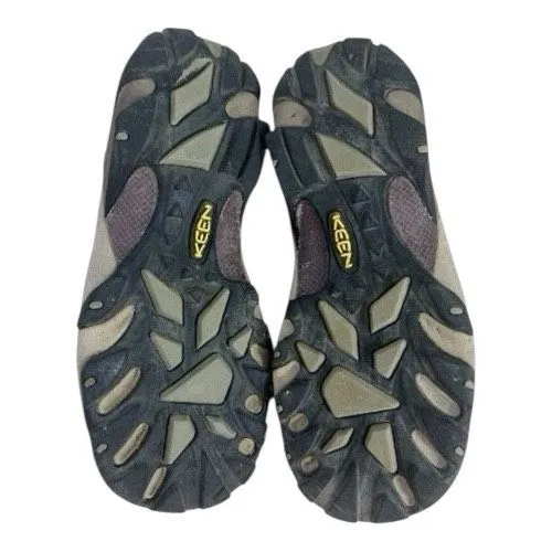 Keen Voyageur Brown Leather Hiking Shoes Women Size 9 Outdoor Boots Vented - Image 9