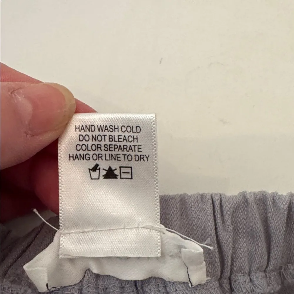 Kirious Los Angeles 100% Cotton Raw Hem Tiered Skirt, Size Small - Image 5