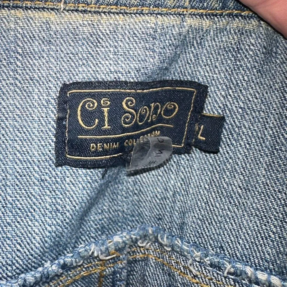 Ci Sono distressed cropped basic L normcore minimalist jacket - Image 3