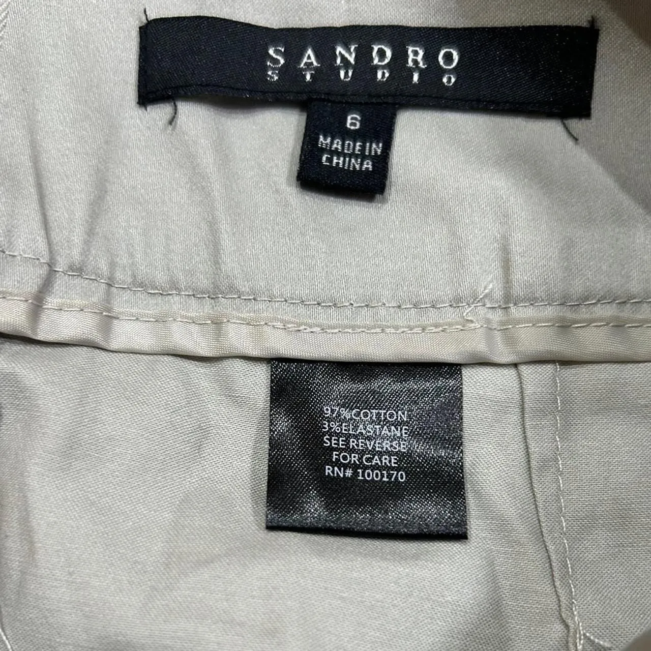 Sandro Studio Zip Pocket Mini Skirt - Image 5