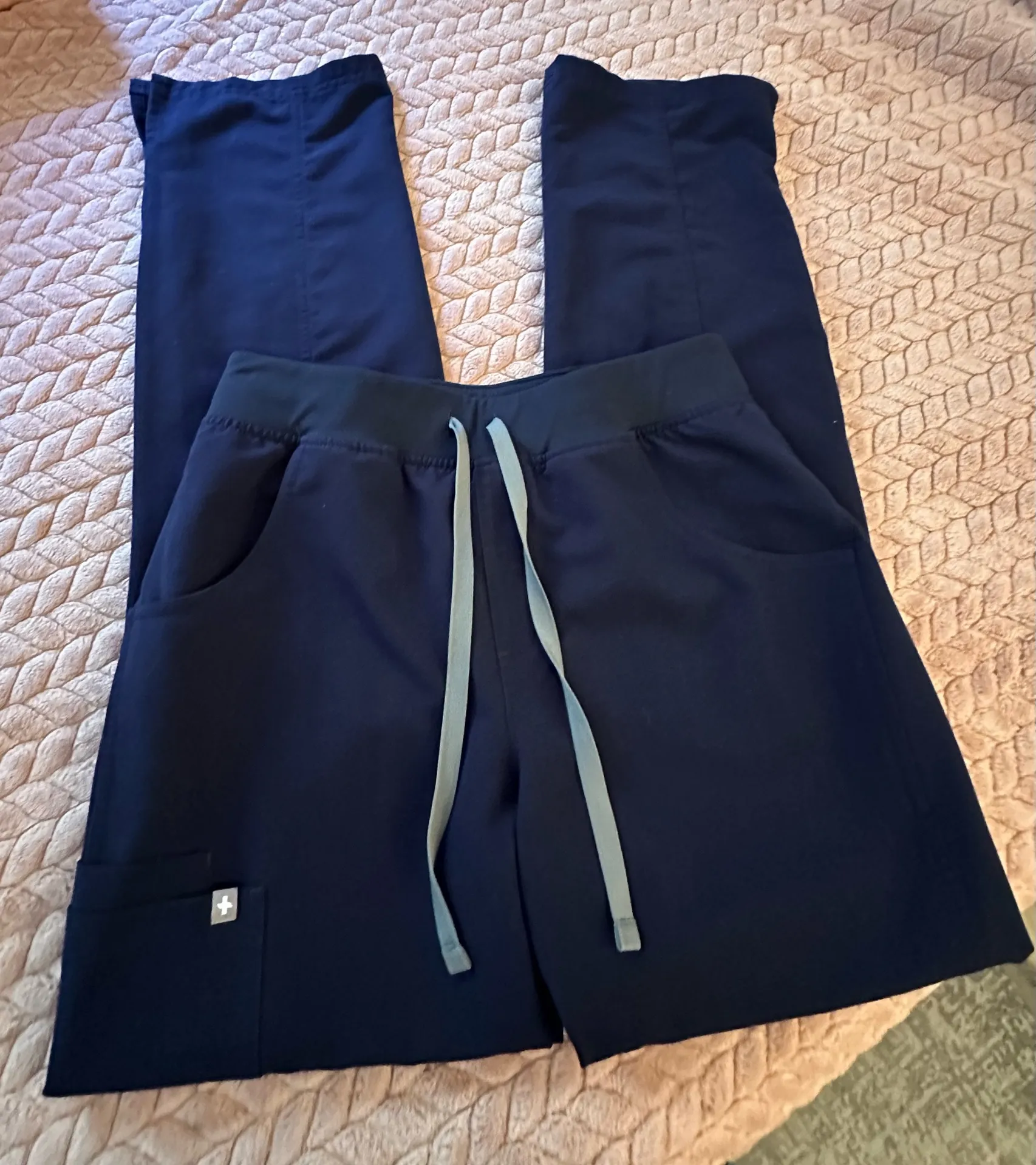 FIGS Kade Cargo Scrub Pants Navy - Image 3