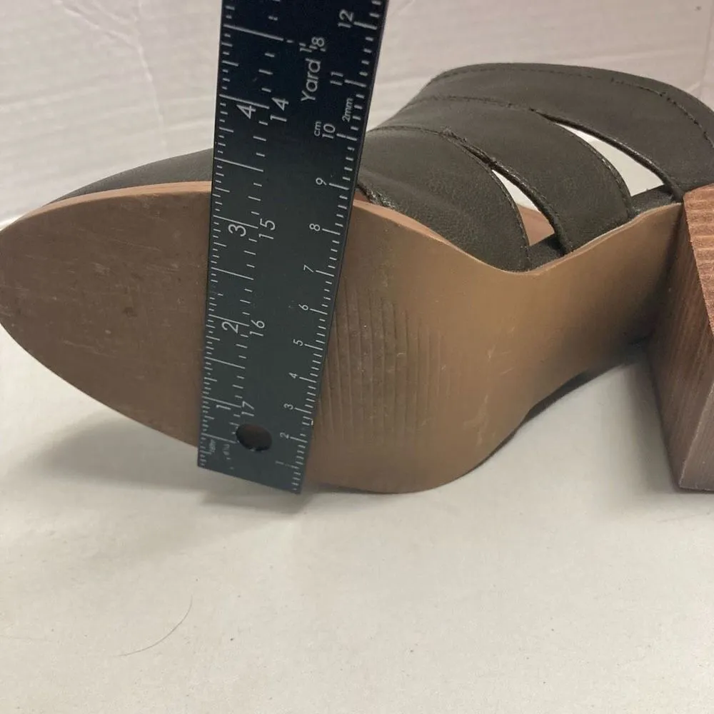 COOCCI Faith Wedge Heels Size 8 Brown‎ Brown - Image 5