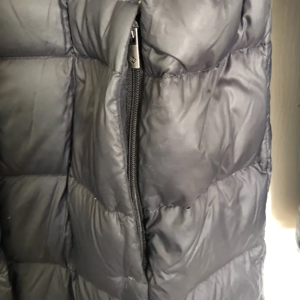 Women’s Black Columbia Hexbreaker Long Down Jacket Size S - Image 10
