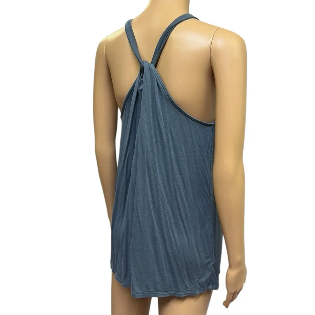 Loft Outlet Racerback A Line Flowy Tank Top Blue Gray Color Womens Medium - Image 5