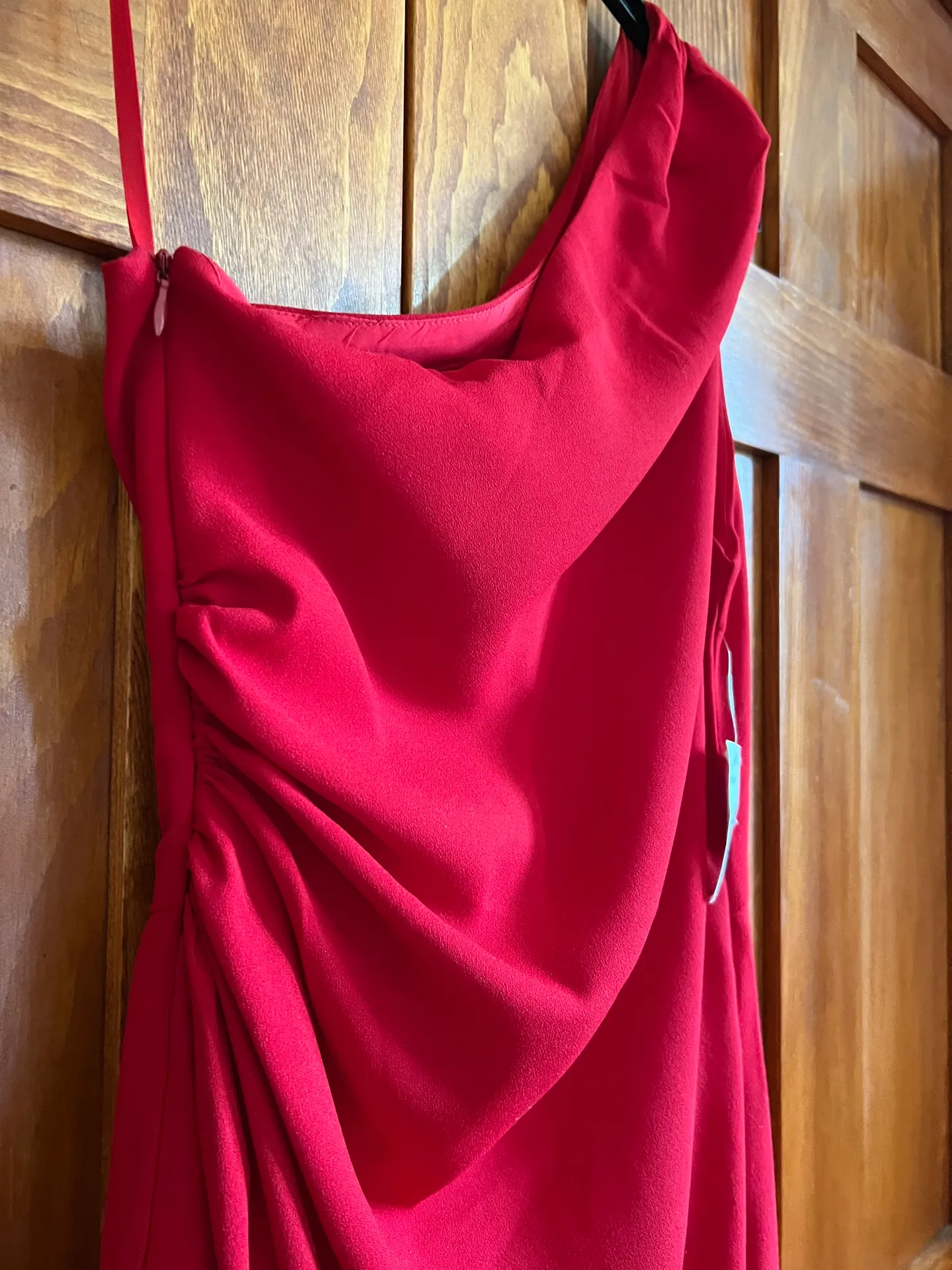 Long Red Formal Dress Size 10 - Image 2