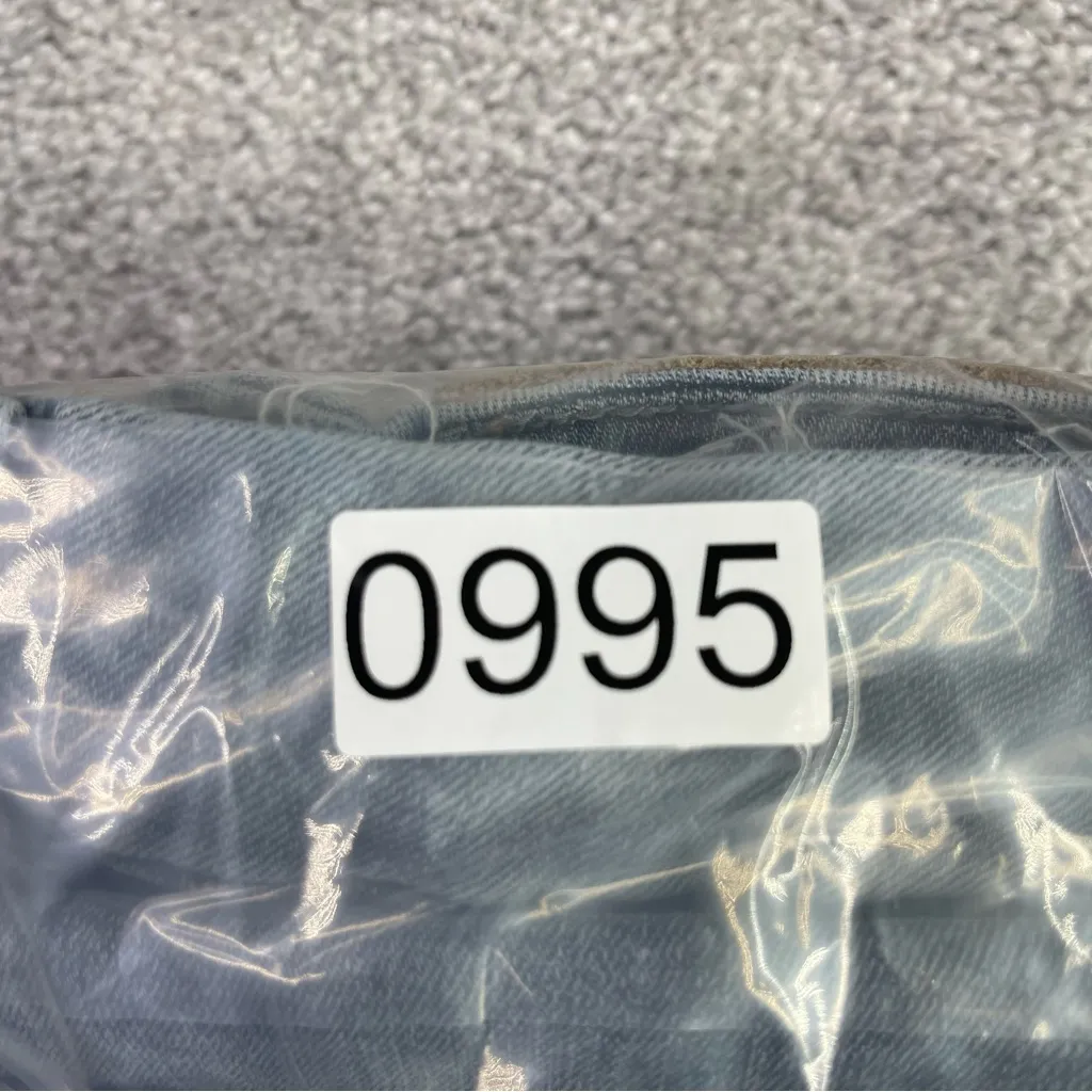 Dear John Jeans Women's 25 Gray Jeanne Flare Cropped High Rise Raw Hem Denim - Image 13