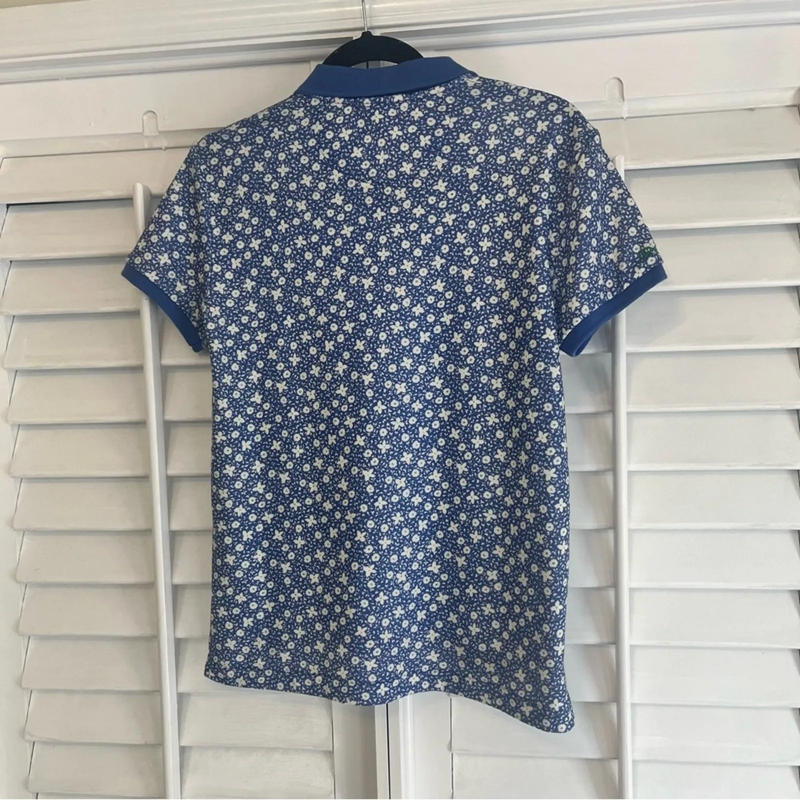 Polo By Ralph Lauren Blue Floral The Earth Polo Classic Fit‎ Size Small - Image 2