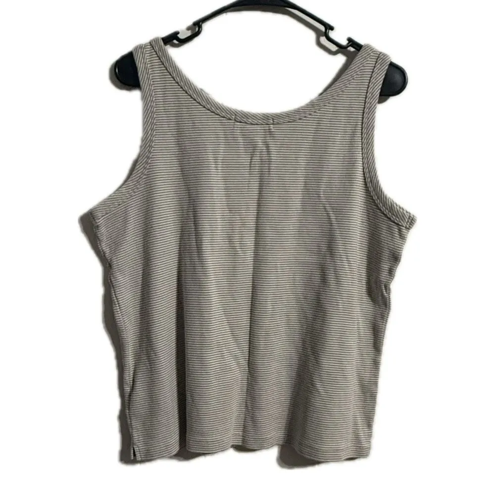Eddie Bauer Gray Sleeveless Tank‎ Top - Image 3