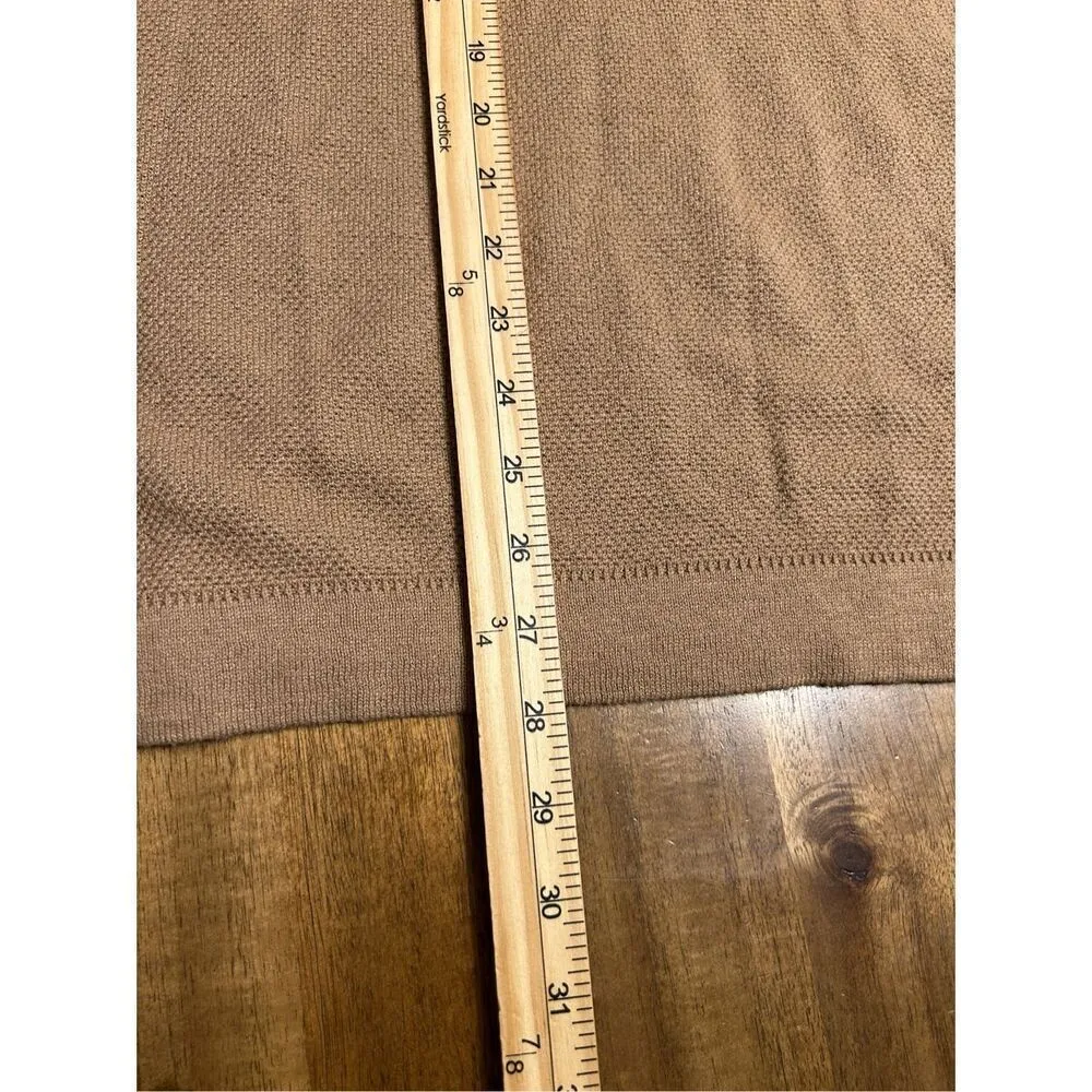 J. Jill Women’s XS Textured Tunic Top Long Sleeve Sill Wool Blend Brown - Image 9