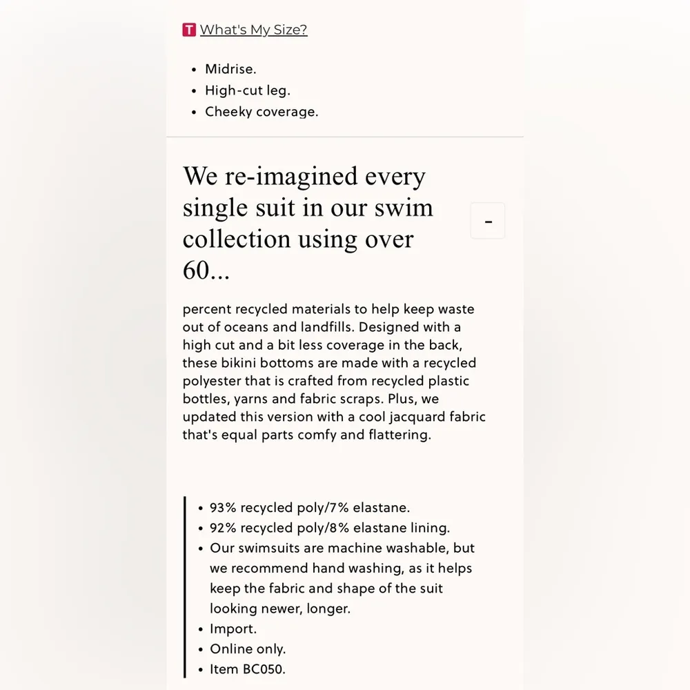 J Crew Textured Curved Waist Cheeky Bikini Swim Bottom Lilac Purple L(12-14) NWT - Image 3