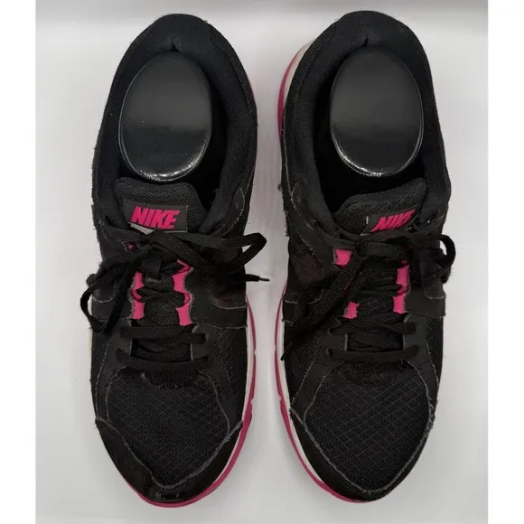 Nike Dual Fusion Run Women‎ 11 Black Sneakers Athleisure Activewear Streetwear - Image 4