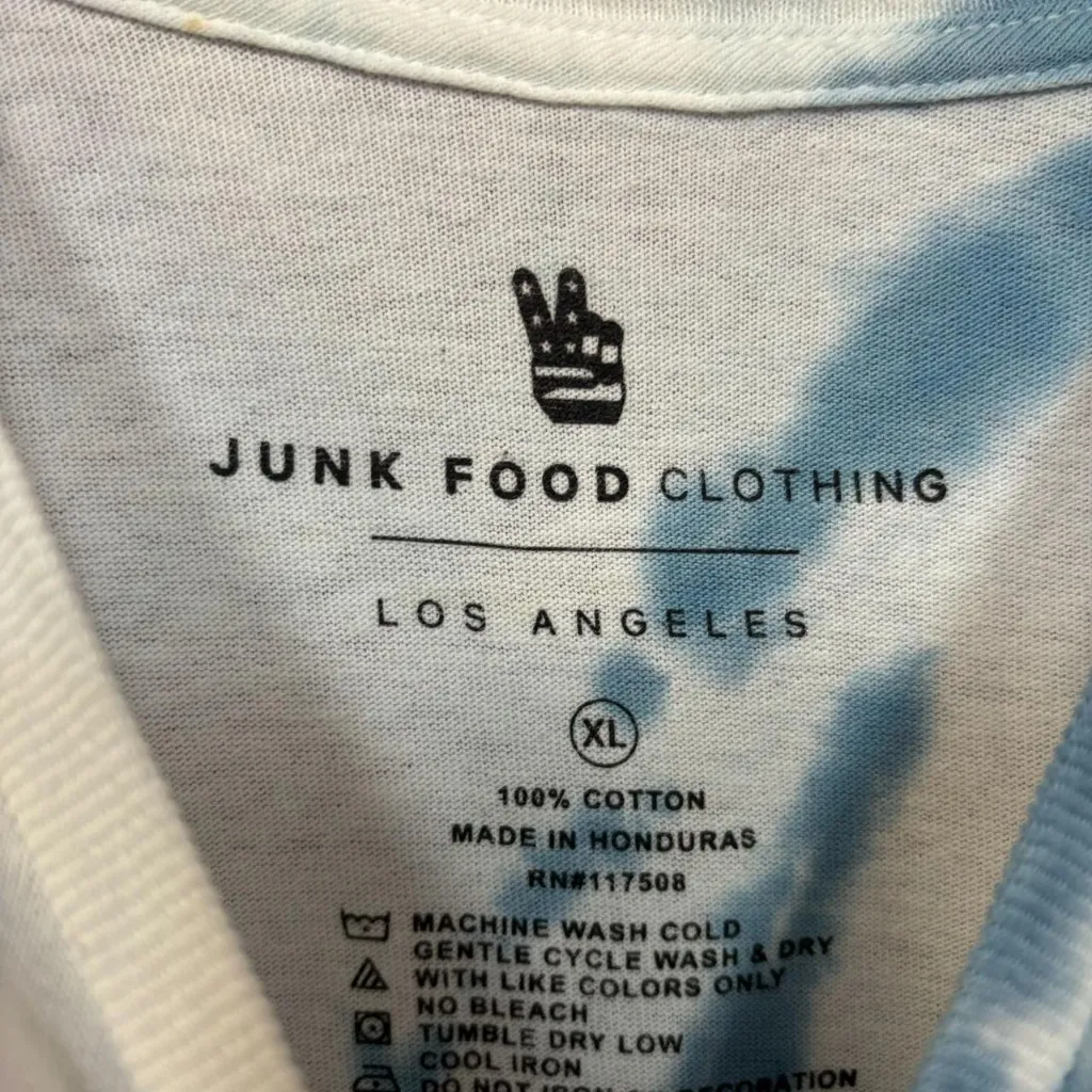 AC/DC Band Name Spell-Out Logo Heavy Metal Tie Dye XL - Image 4