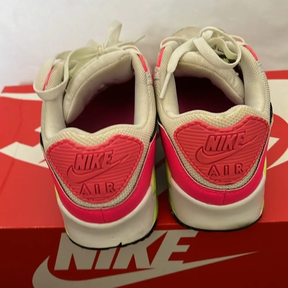 Nike air max 90 pink volt watermelon chunky sneakers trainer size 7 CT1030-100 - Image 6