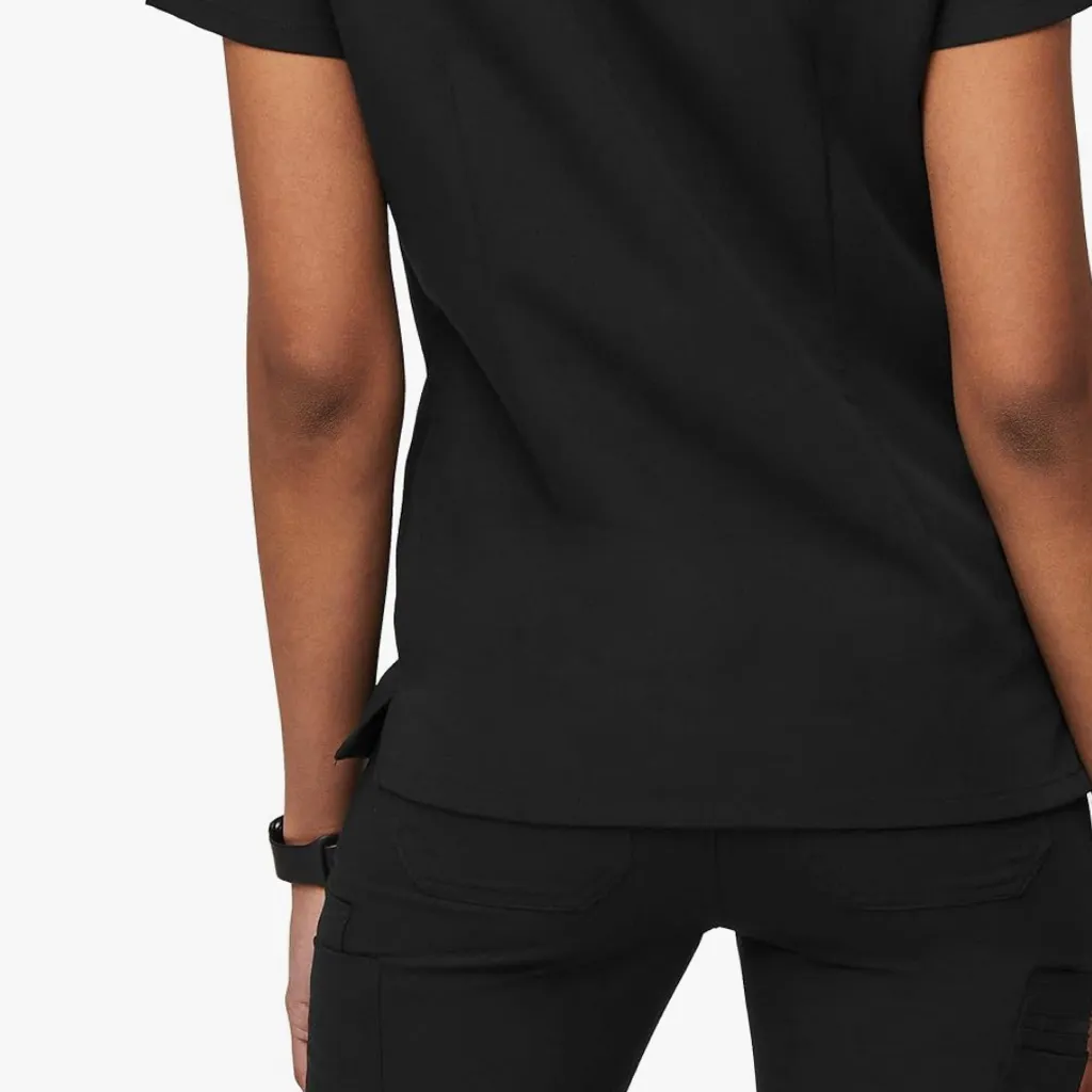 Figs Black Short Sleeve Women's Top - Image 4