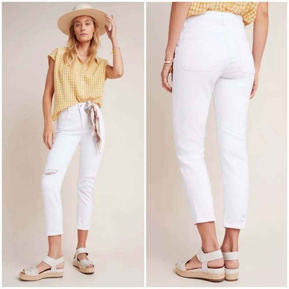 NWT Anthropologie Pilcro Ultra High-Rise Slim Jeans Size 30 - Image 2