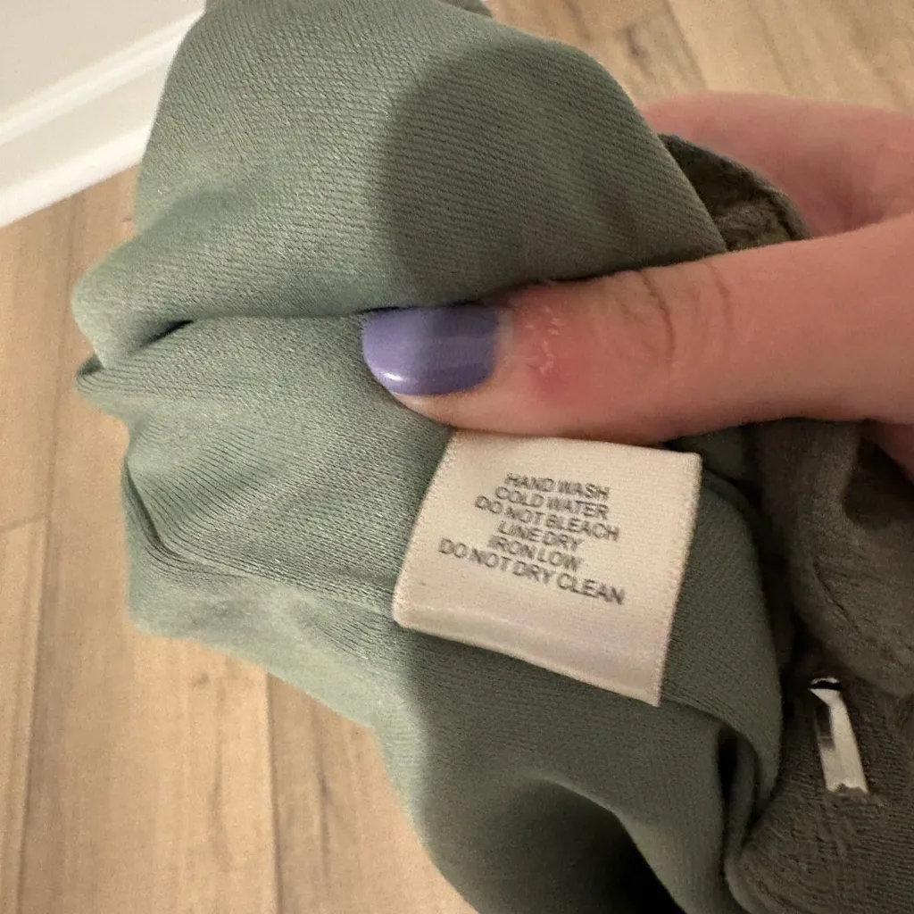 Onetheland Hyfve‎ Paperbag Pants Green Size Medium - Image 11