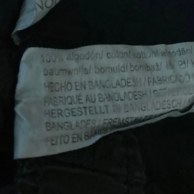 NEW Zara Womens Black High Rise Straight Wide Leg Windbreaker Trousers Pants XXL - Image 5