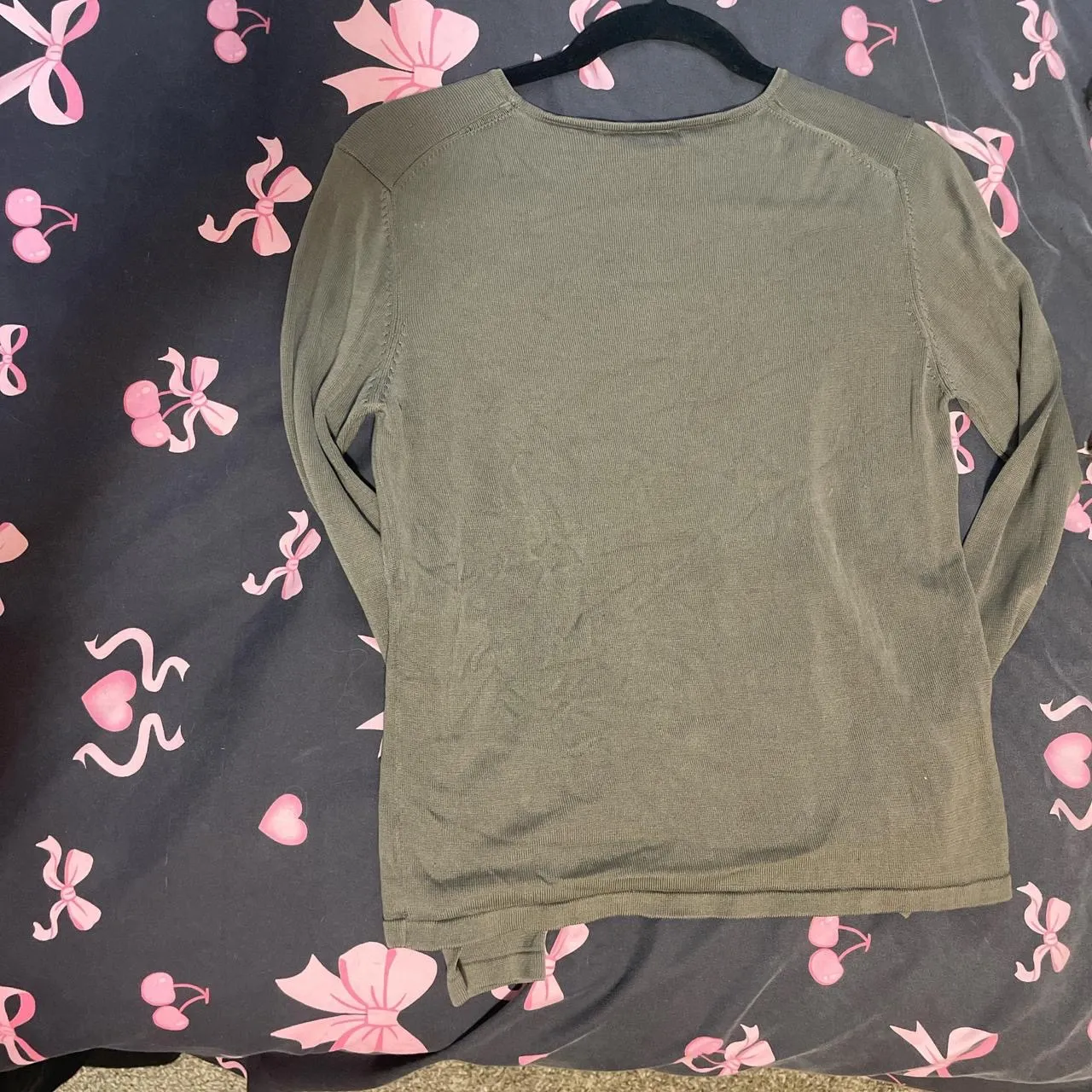 Alex Garfield tan tshirt Green - Image 2