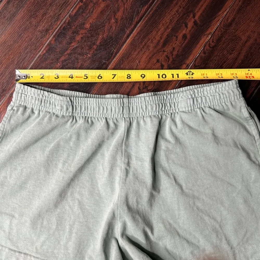 Elastic waist cotton shorts Los Angeles Apparel casual summer lightweight - Image 3