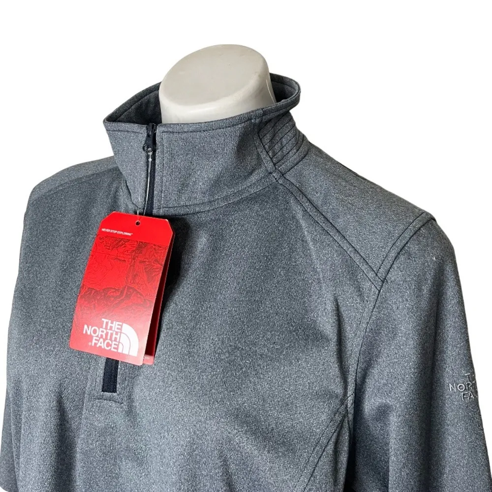 THE NORTH FACE Tech 1/4 Zip Pullover Fleece Urban Navy Heather Womens Size XL - Image 3