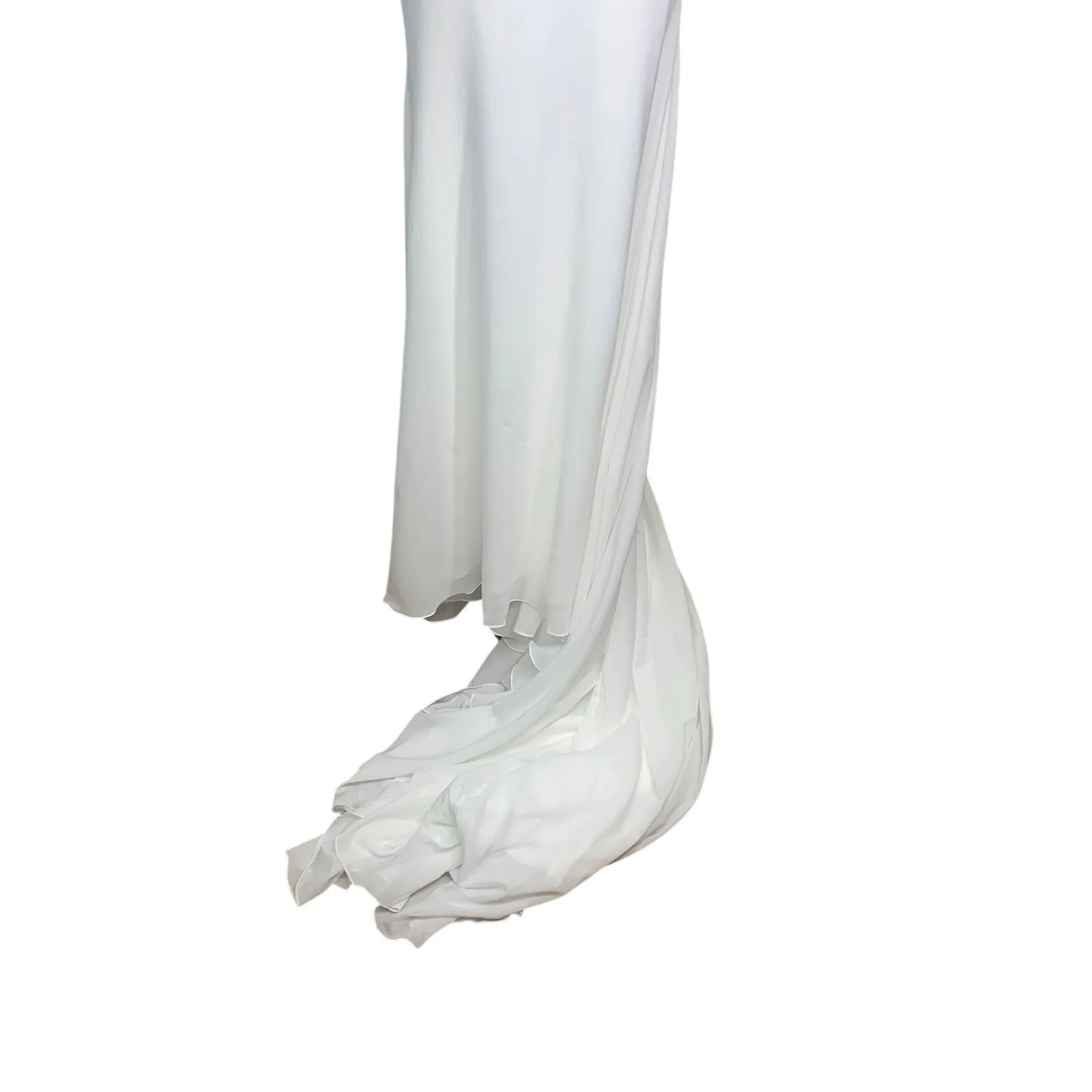 Wilderly Bride Violet Off the Shoulder Lace Deco Wedding Dress Size US 6 *Sample White - Image 3