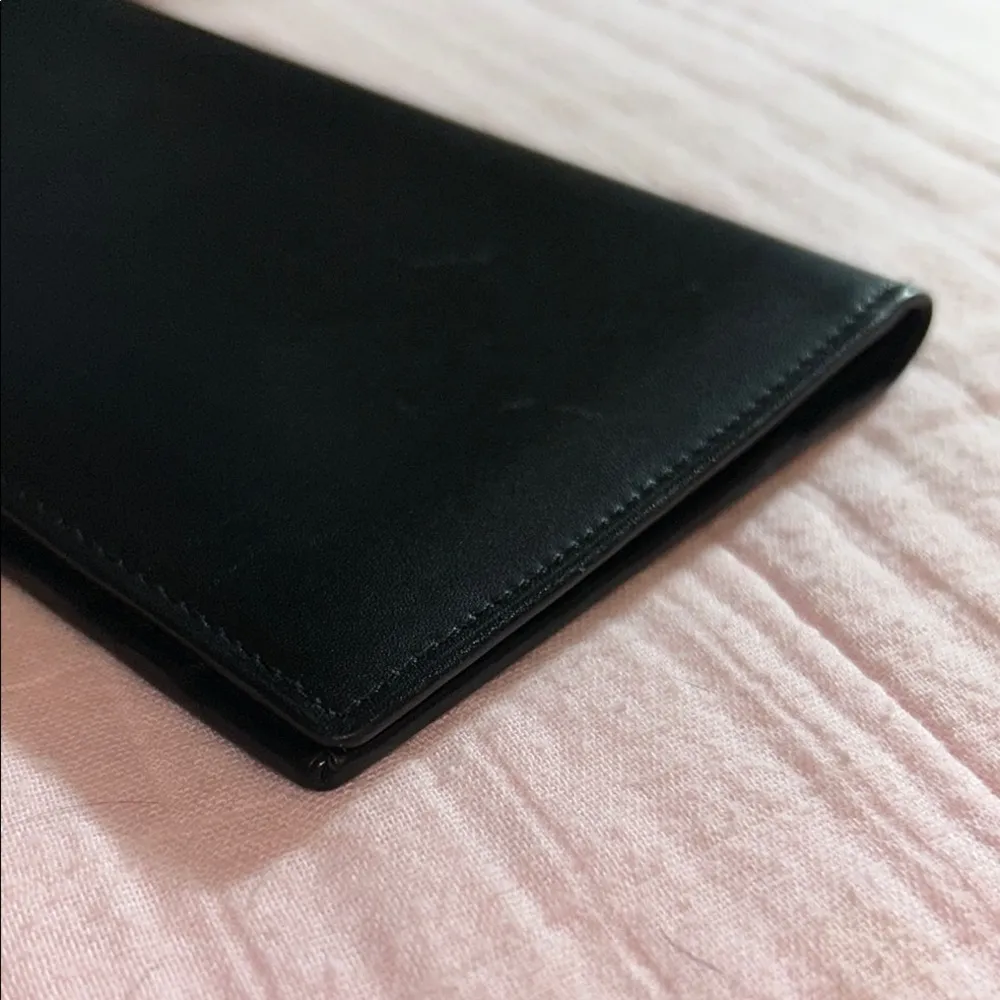 Salvatore Ferragamo Black Leather Long Wallet - Image 4