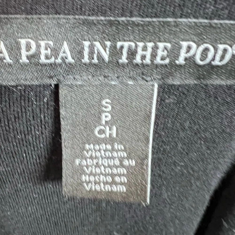 black vneck maternity midi dress size small - Image 5