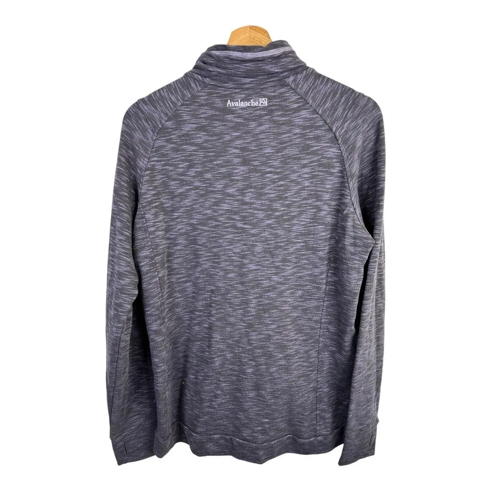 Avalanche Womens size Large Loma 1/4 Snap Front Pullover Purple Hiking Outdoor - Image 2