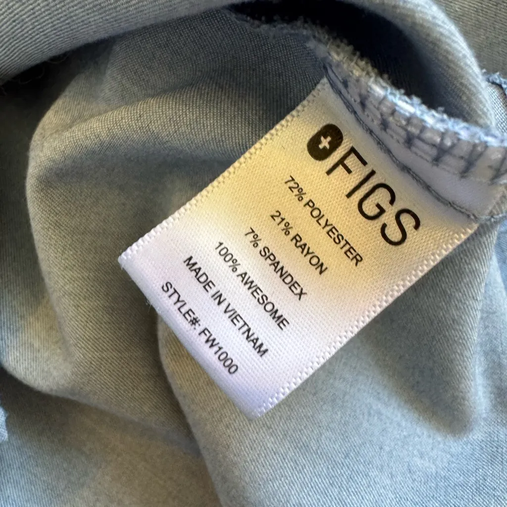 Figs Limited Edition Heather Indigo Set- S/M - Image 7