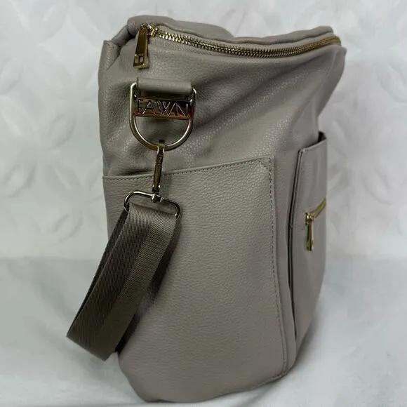 Fawn Design‎ The Original Diaper Bag Backpack Taupe Grey Gray - Image 6