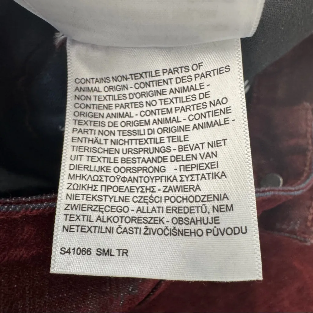 Levi’s Made & Crafted 721 High Rise Skinny size 27 Flocked Velvet Denim Jeans - Image 11