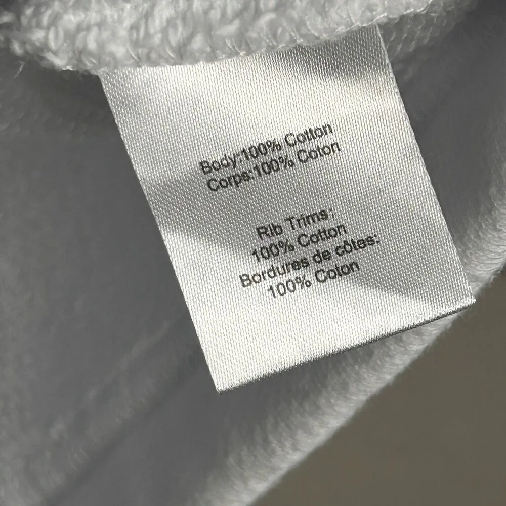 MARISSA WEBB Dress Womens Small White So Uptight Terry Henley Mini Sweatshirt - Image 8