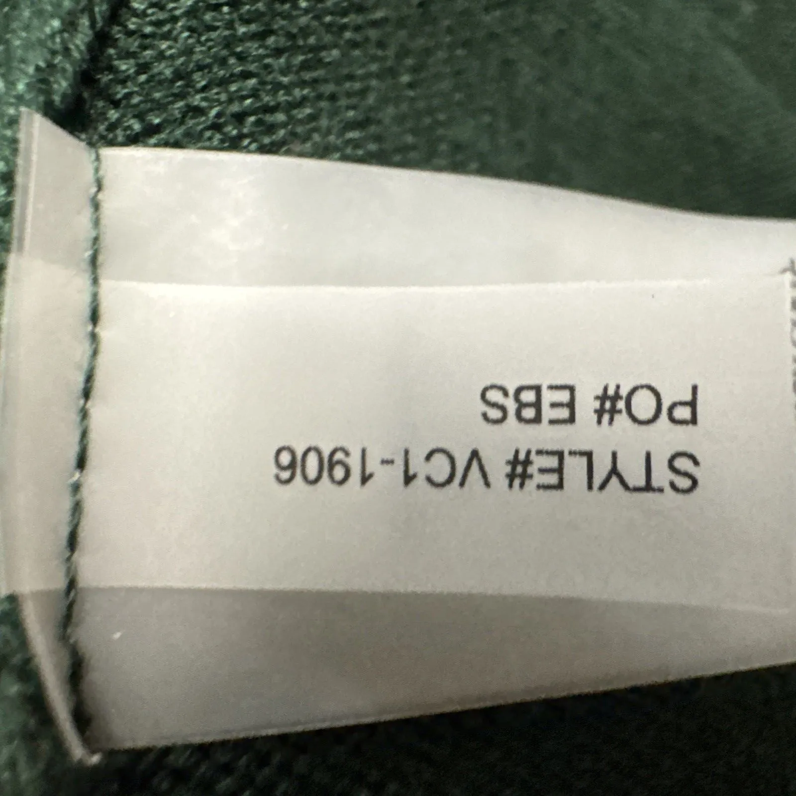 Vince Camuto Green Sweater Dress Balloon Sleeves Size L Stretch Knit Knee Long - Image 7